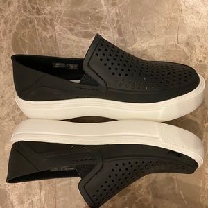 Crocs, slip-on sneaker, toddler size 10. New without tags